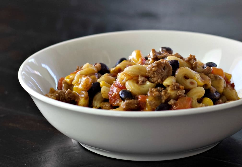 Taco chili mac