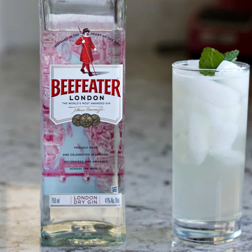 gin Fizz with beefeater