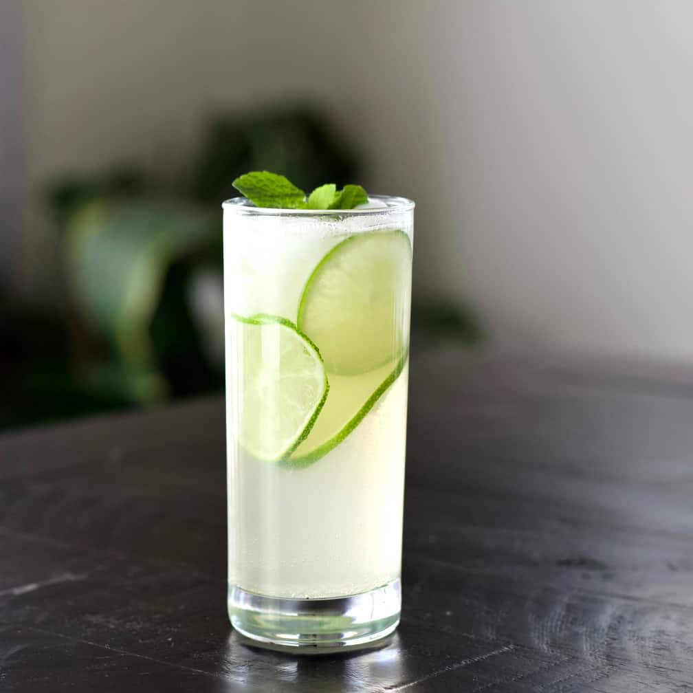 Mezcal cocktail