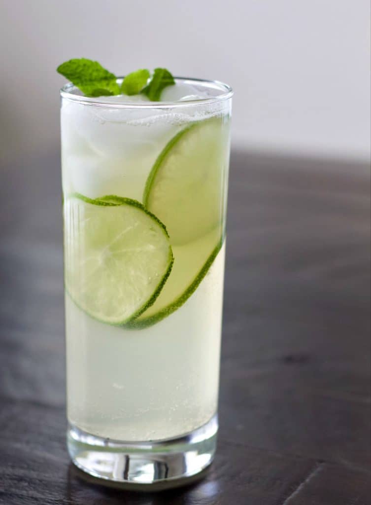 Mezcal cocktail