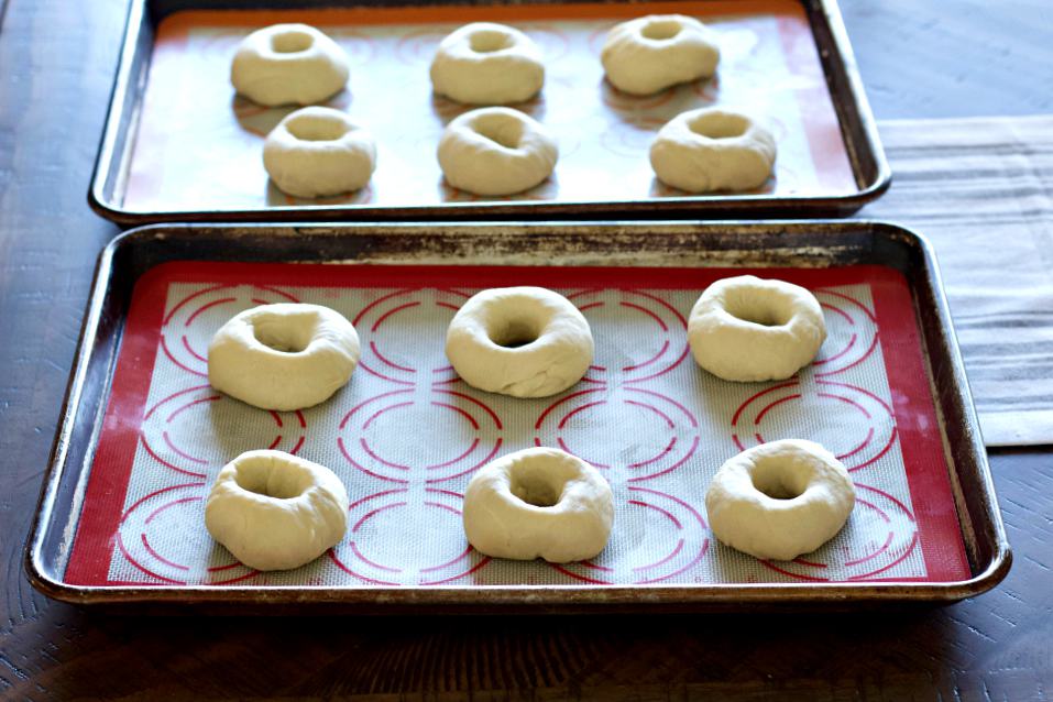 Formed bagels