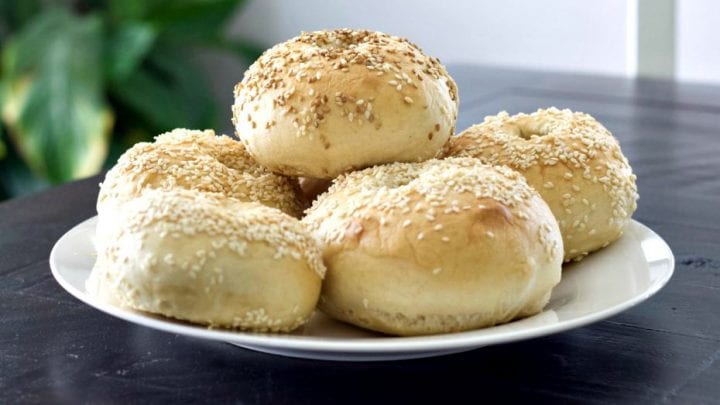 sourdough bagels