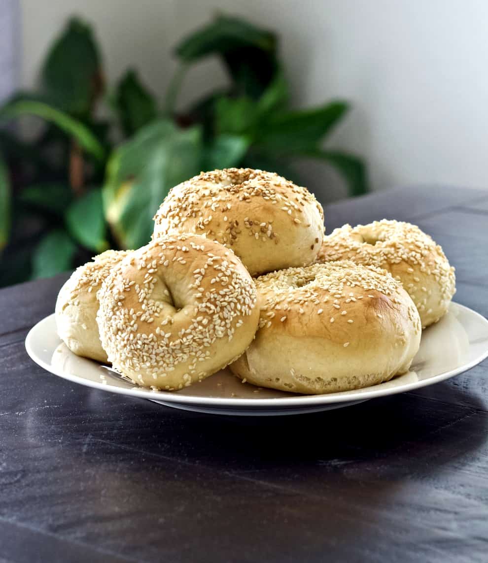 sourdough bagels