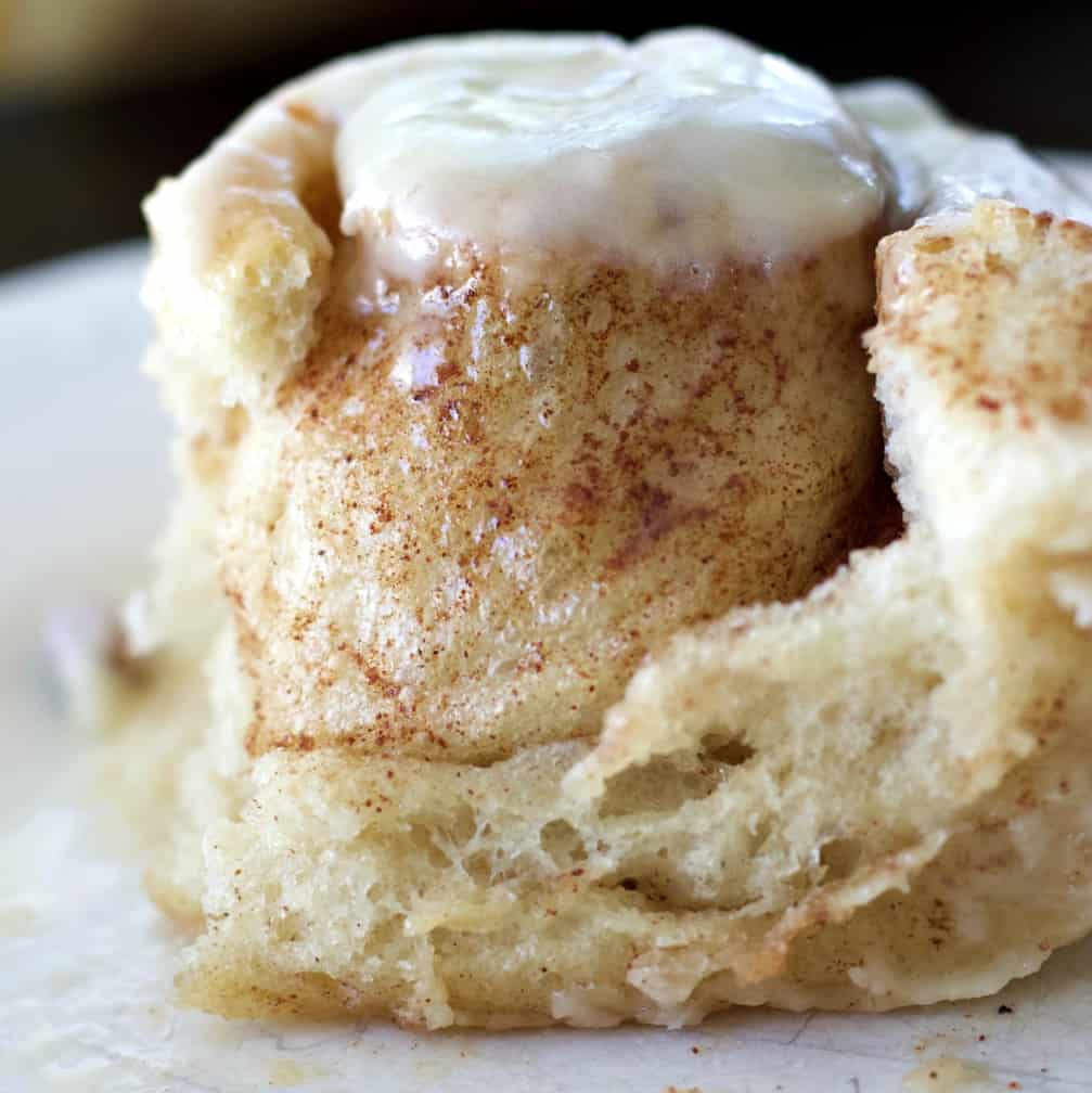 Soft Sourdough Cinnamon Rolls Recipe 4 Opened sourdough cinnamon roll