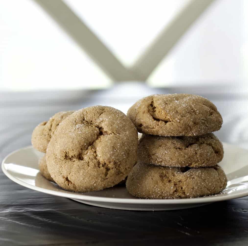 molasses cookies with sourdough