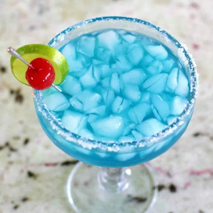 Blue Margarita cocktail