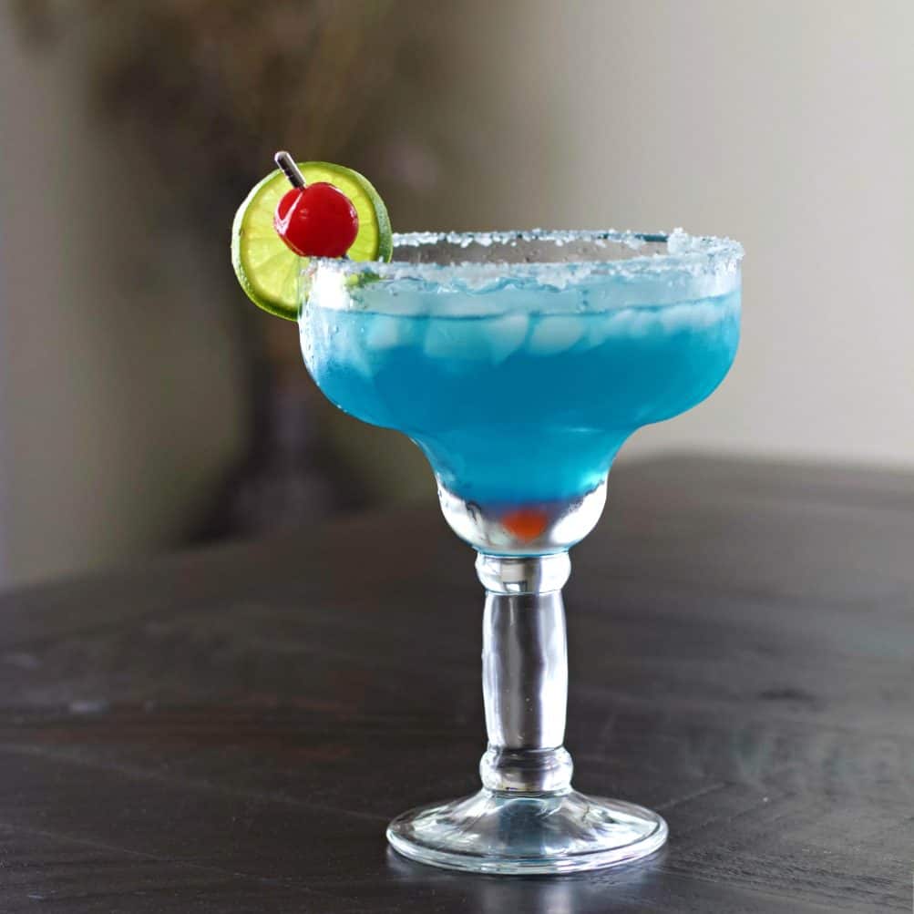 Easy Berry Mint Bubbler Mocktail Recipe 21 Ocean Blue Margarita
