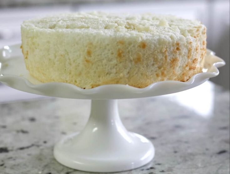 angel food cake finished