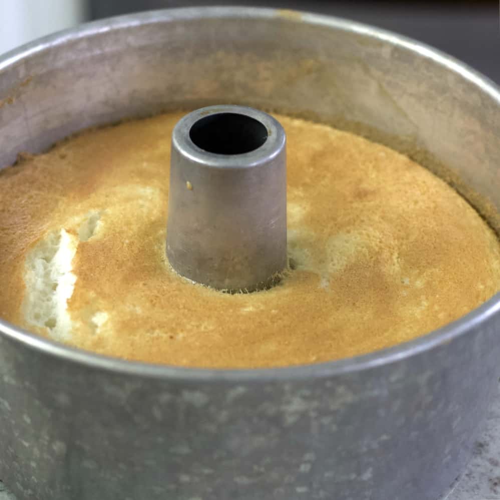 baked angel food cake
