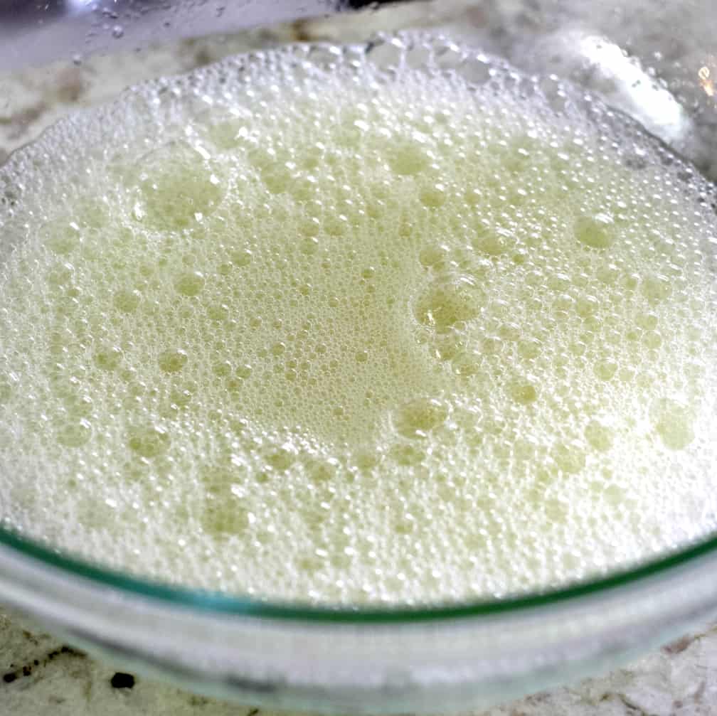 foamy egg whites