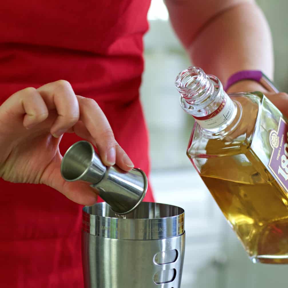 measuring 1800 tequila