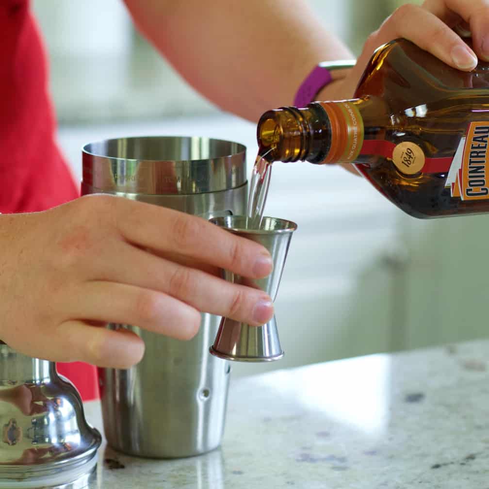 pour in cointreau