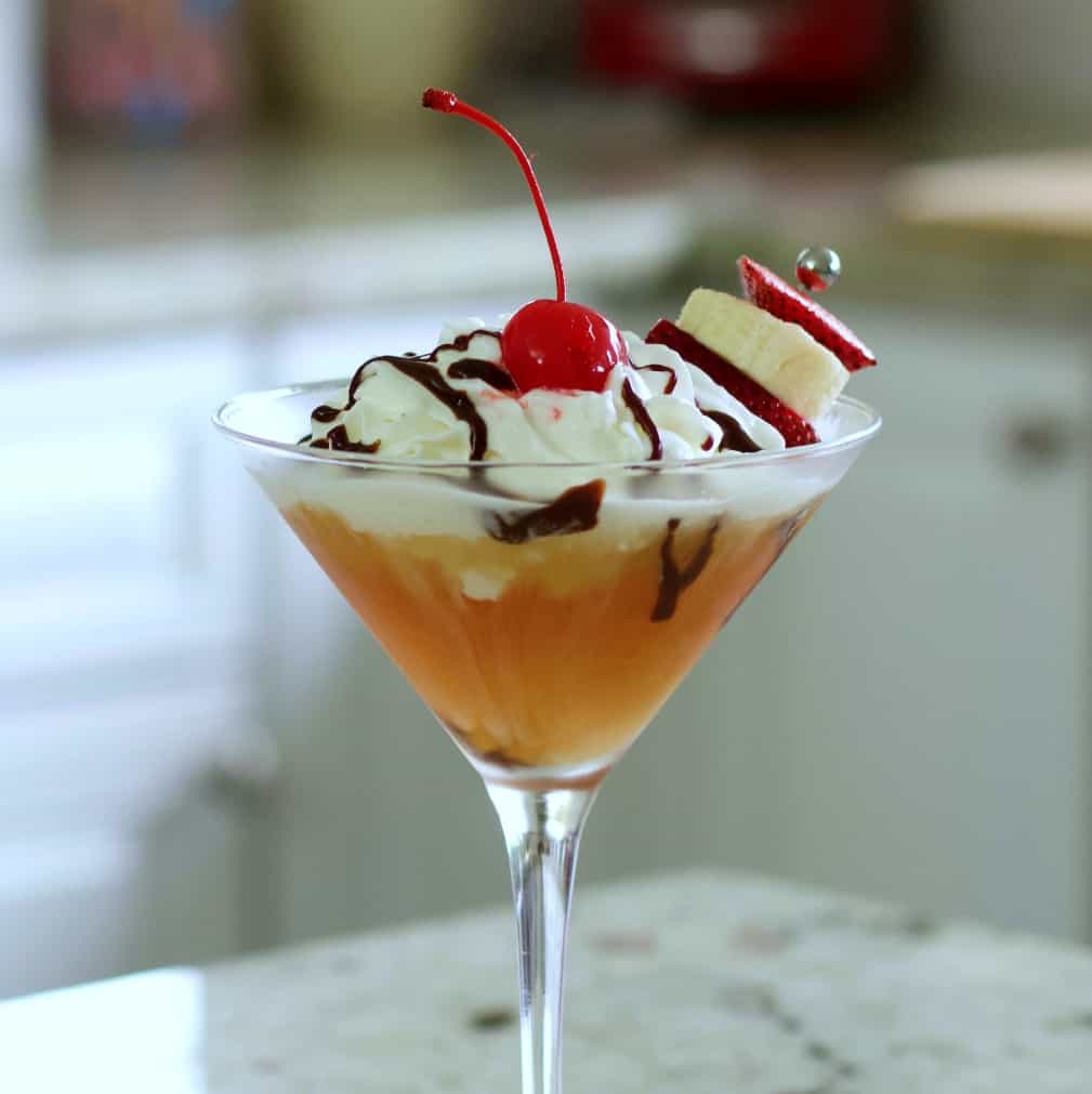 Banana Split Creme De cacao drinks