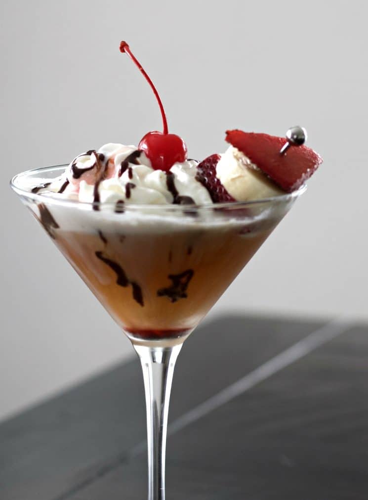Banana Split drink rotated