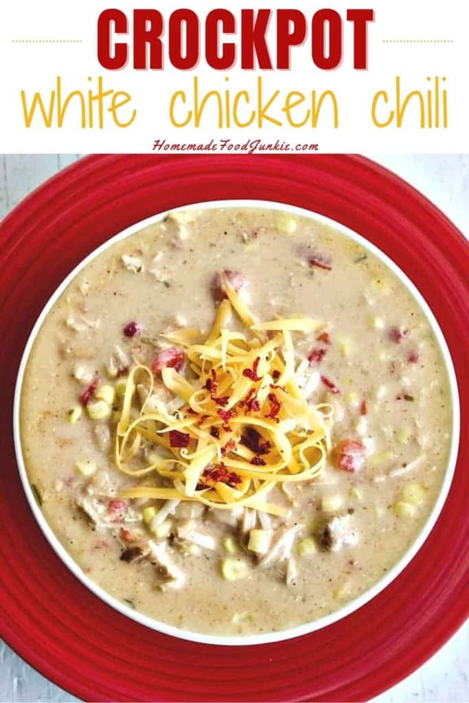 Crockpot chili chicken soup-pin image