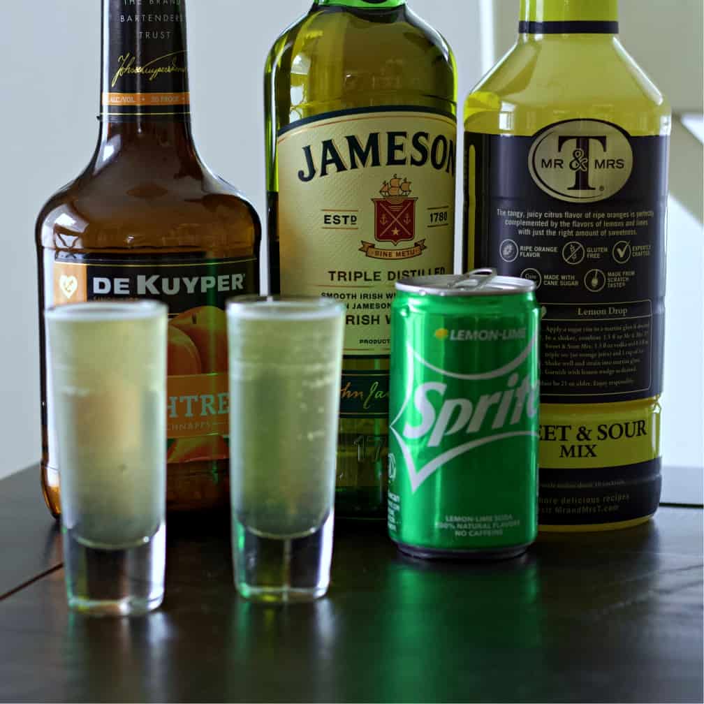 Green tea shot ingredients