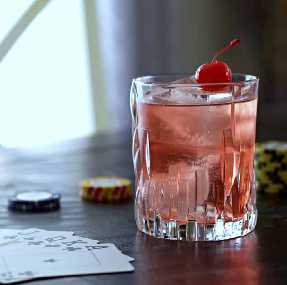 Royal flush cocktail