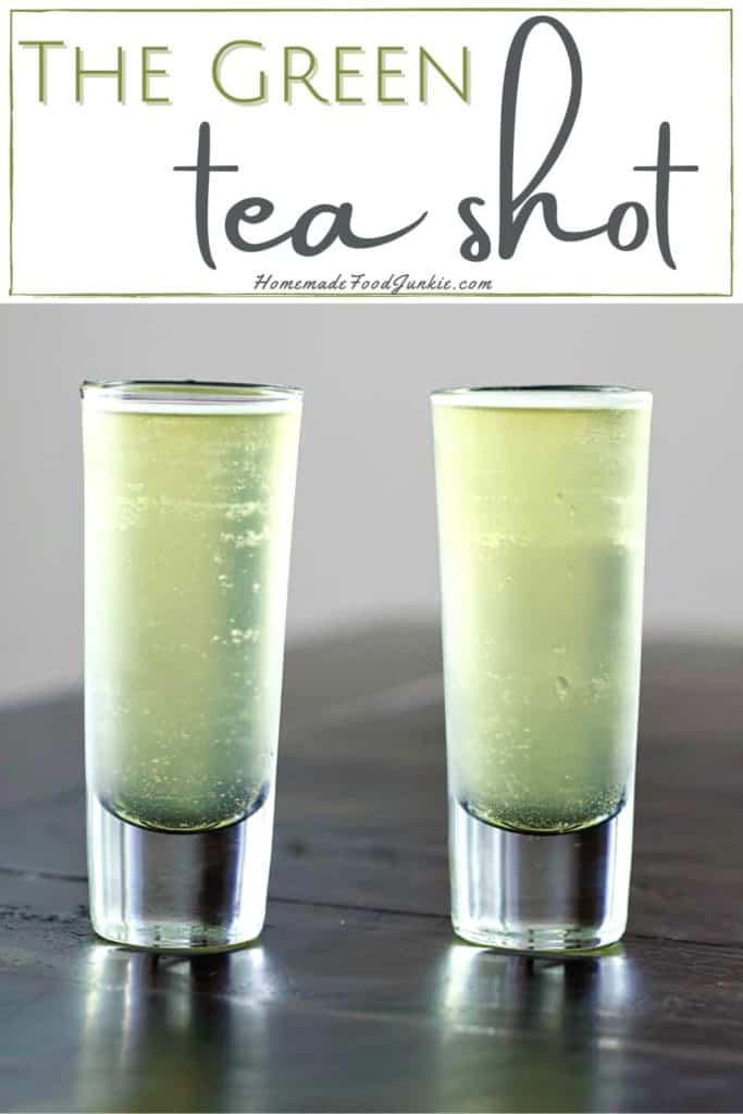 The green tea shot-pin image