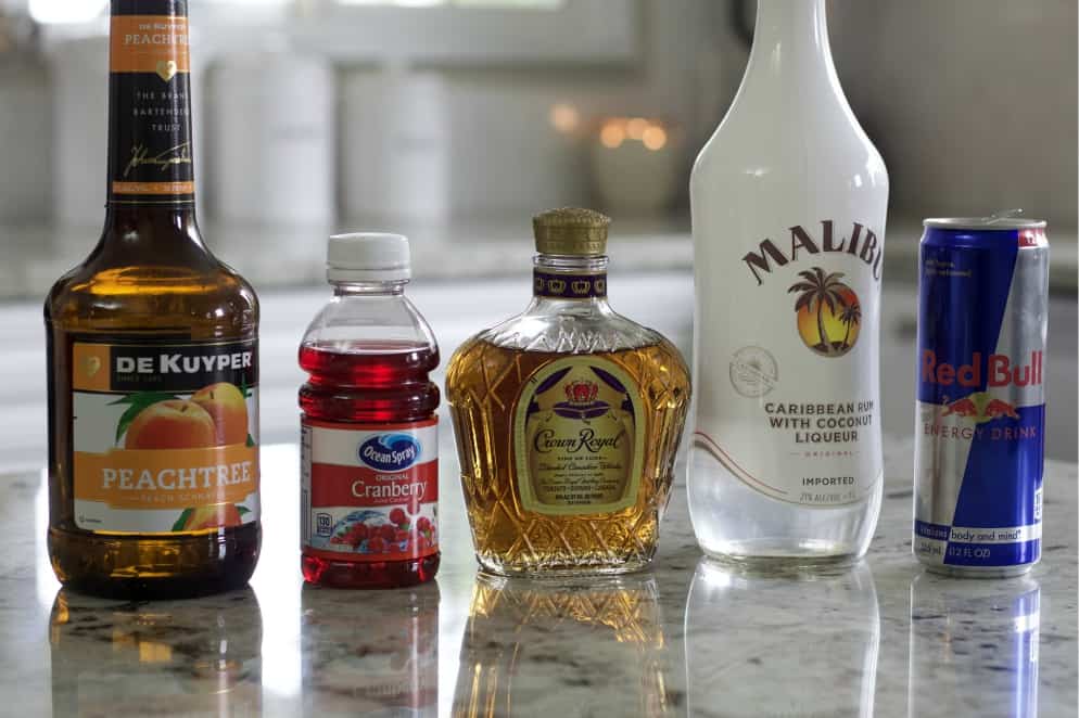 ingredients for Vegas Bomb