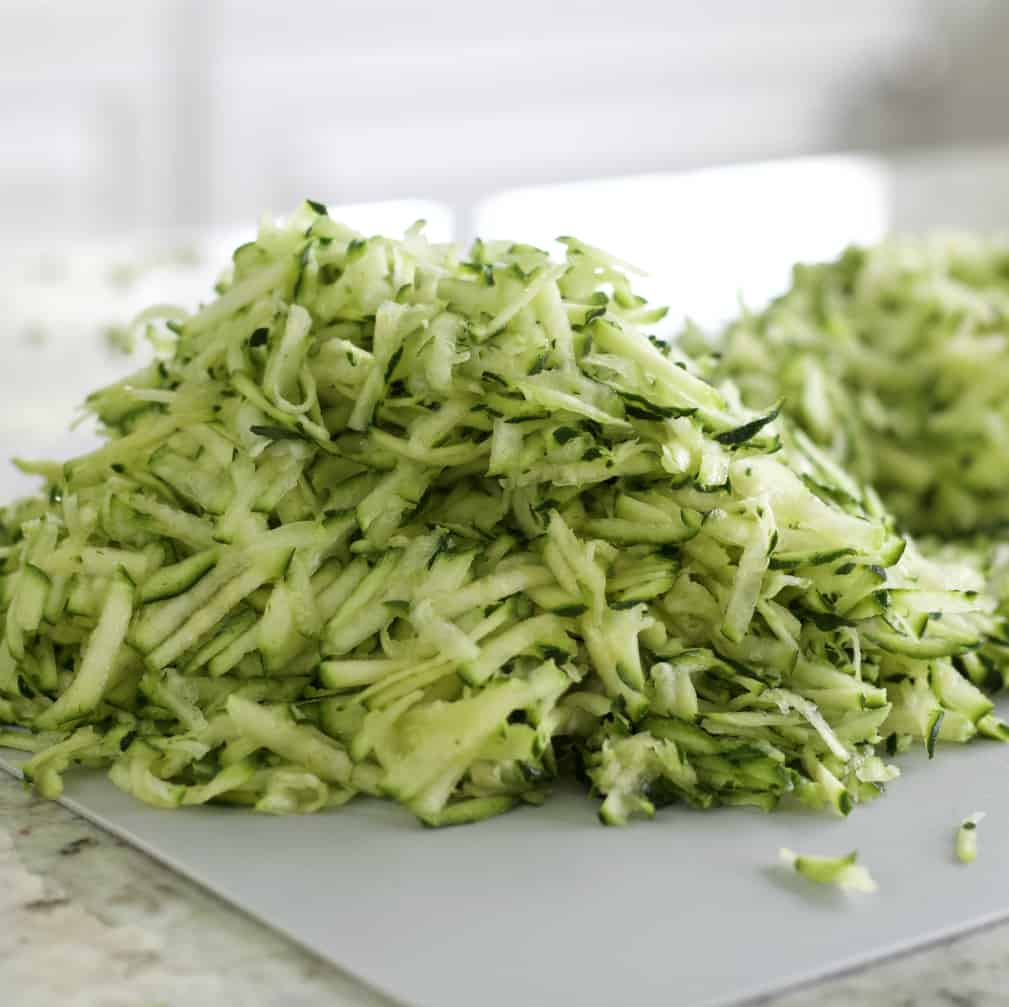 shredded zucchini