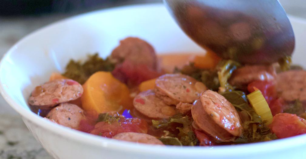 Instant Pot Lentil Soup Recipe 2 Instant Pot Lentil soup with chicken sausage