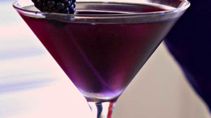 purple rain drink close up