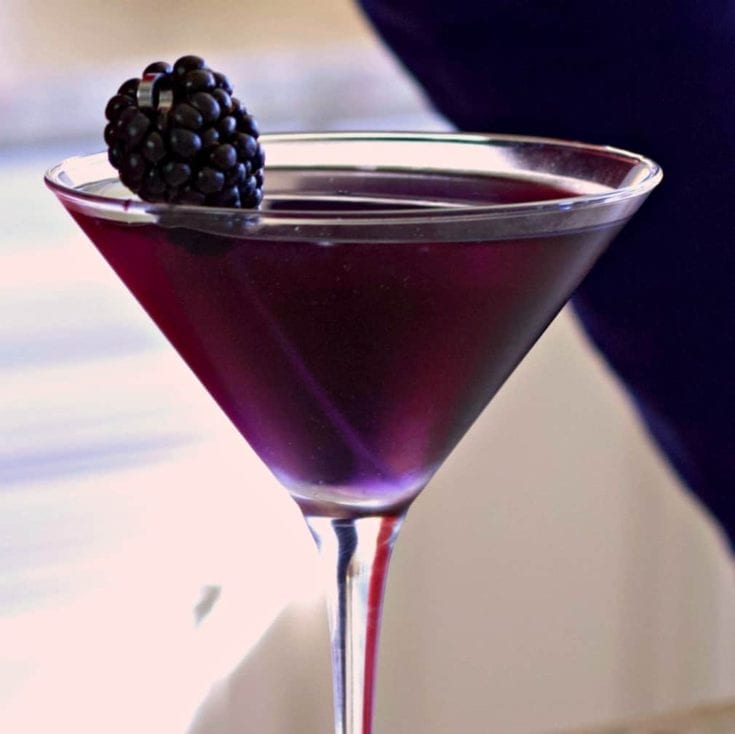 Purple rain with citron