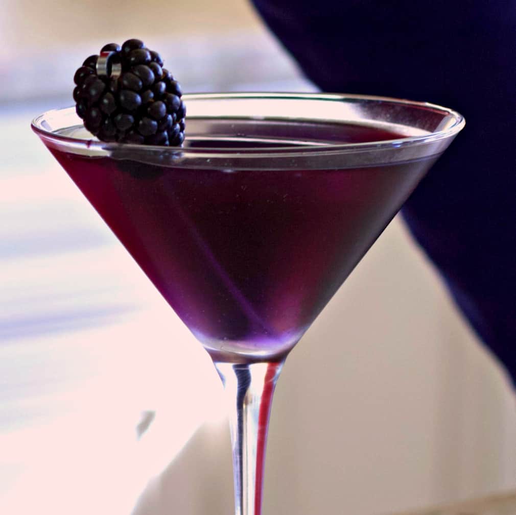 purple rain drink close up