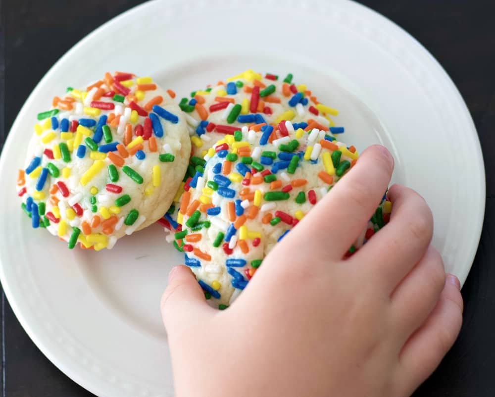 sugar cookies with sprinkles