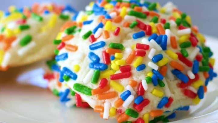 Confetti sprinkle cookies