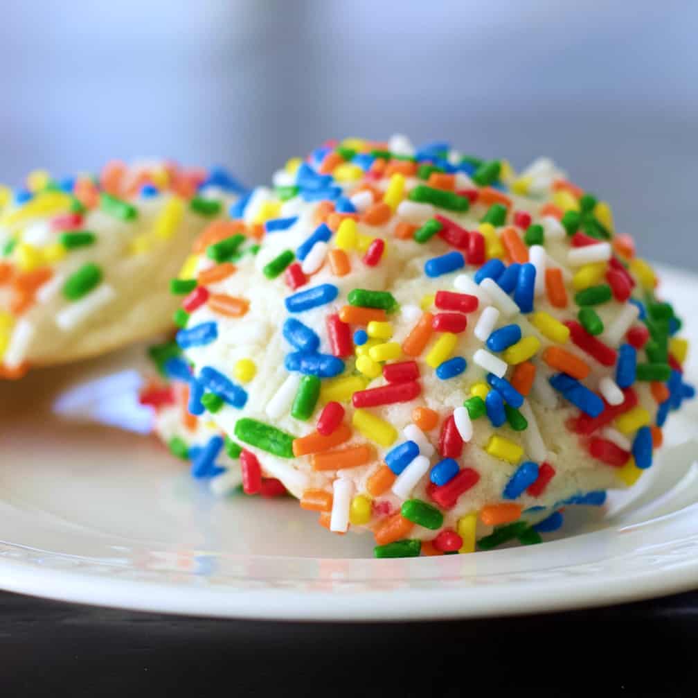 Confetti sprinkle cookies
