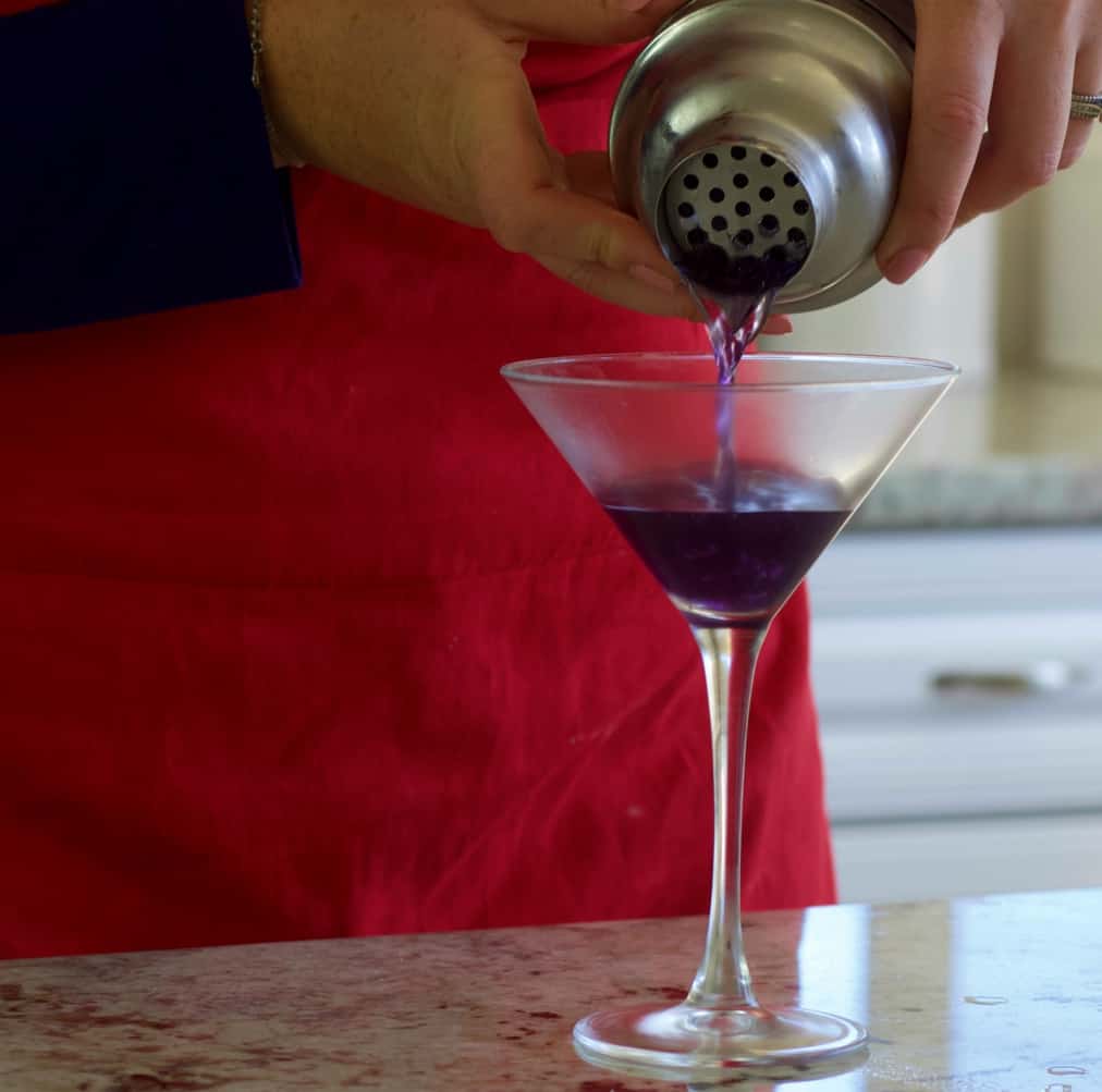 pouring purple rain drink
