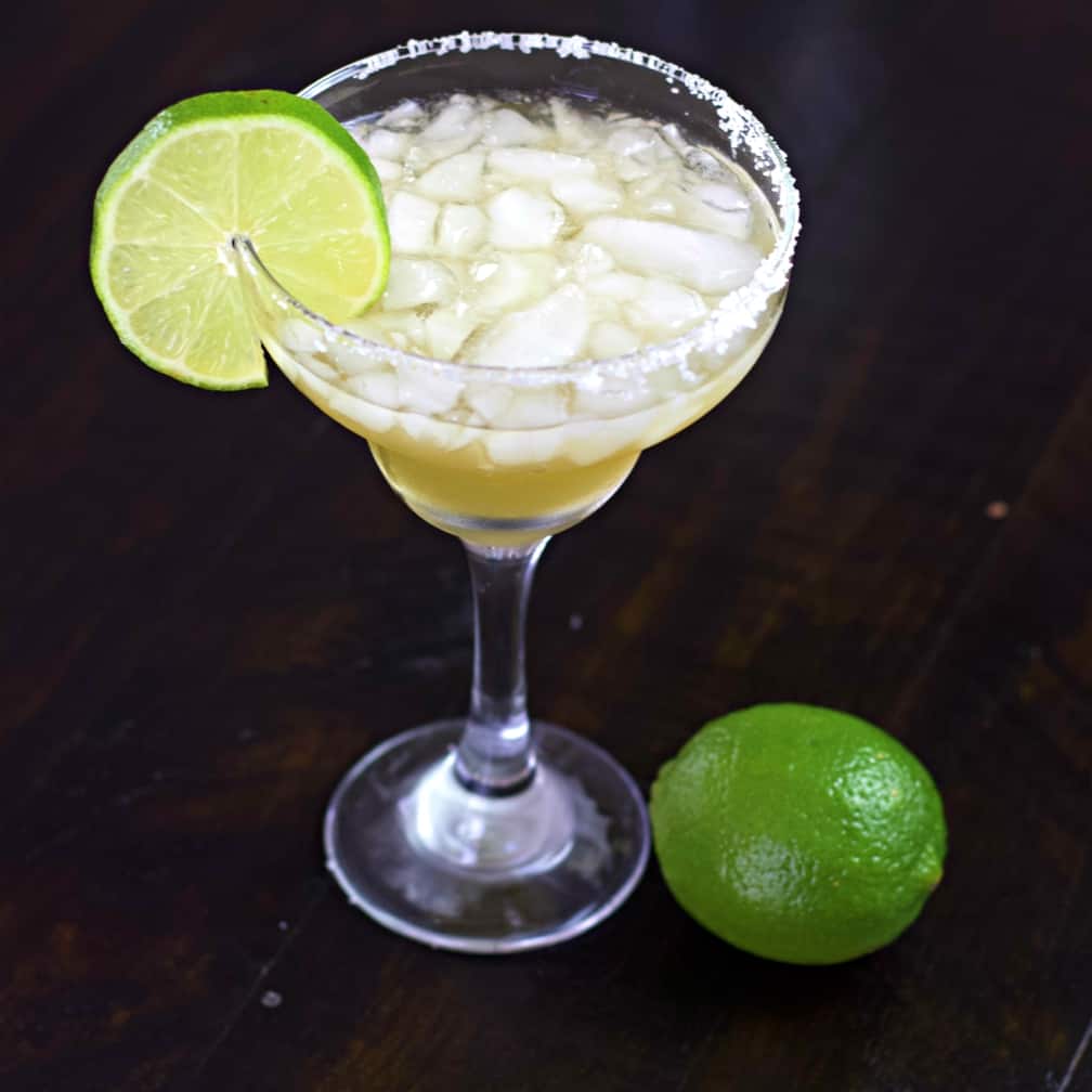 Cadillac Margarita with fresh lime
