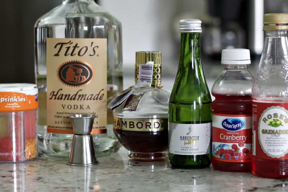 ingredients for the Vampire's kiss