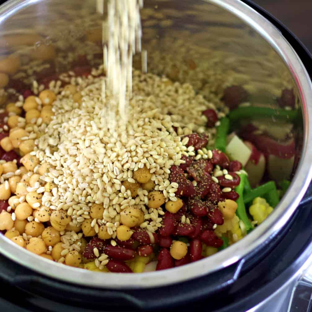 instant pot vegetable soup