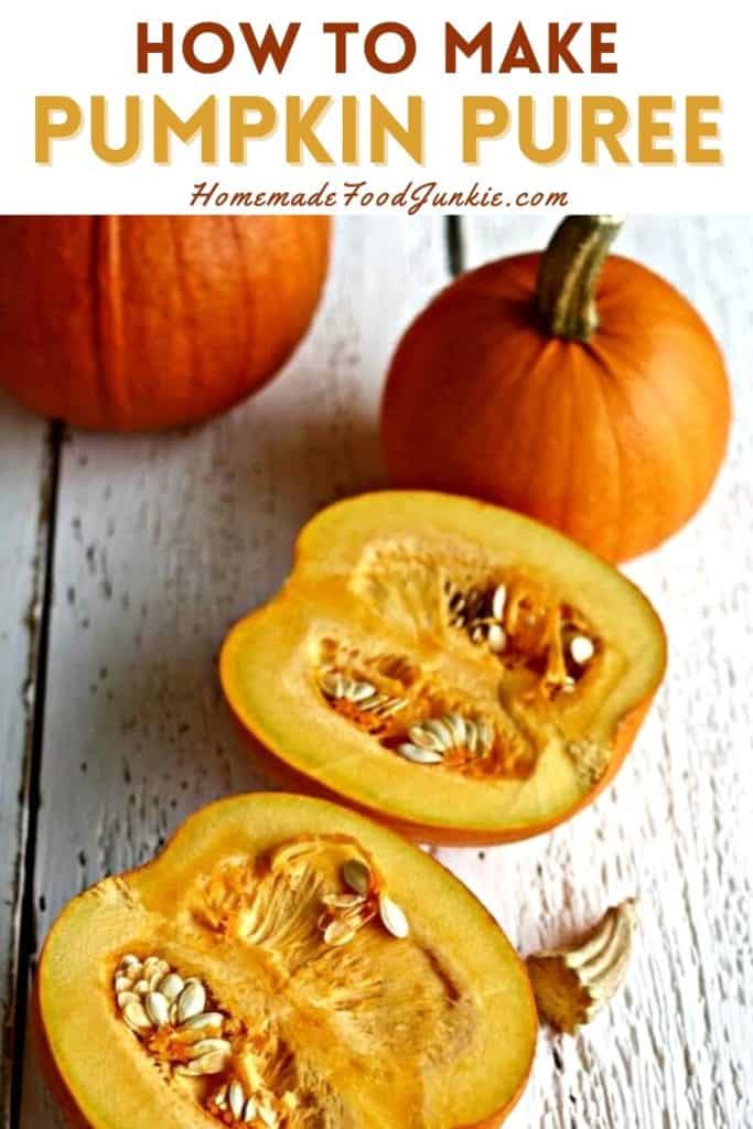 How to make pumpkin puree-pin image