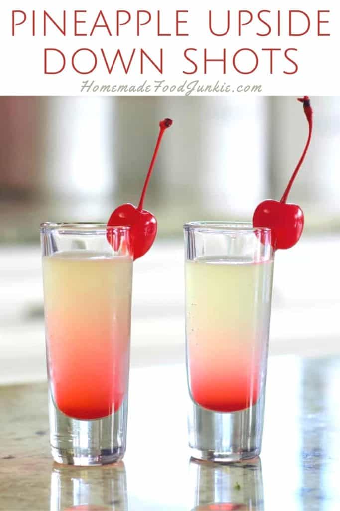 Pineapple upside down shots-pin image