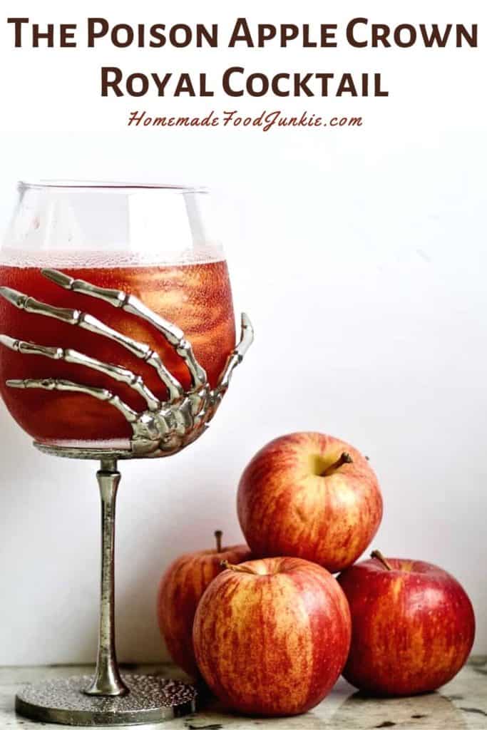 The poison apple crown royal cocktail-pin image