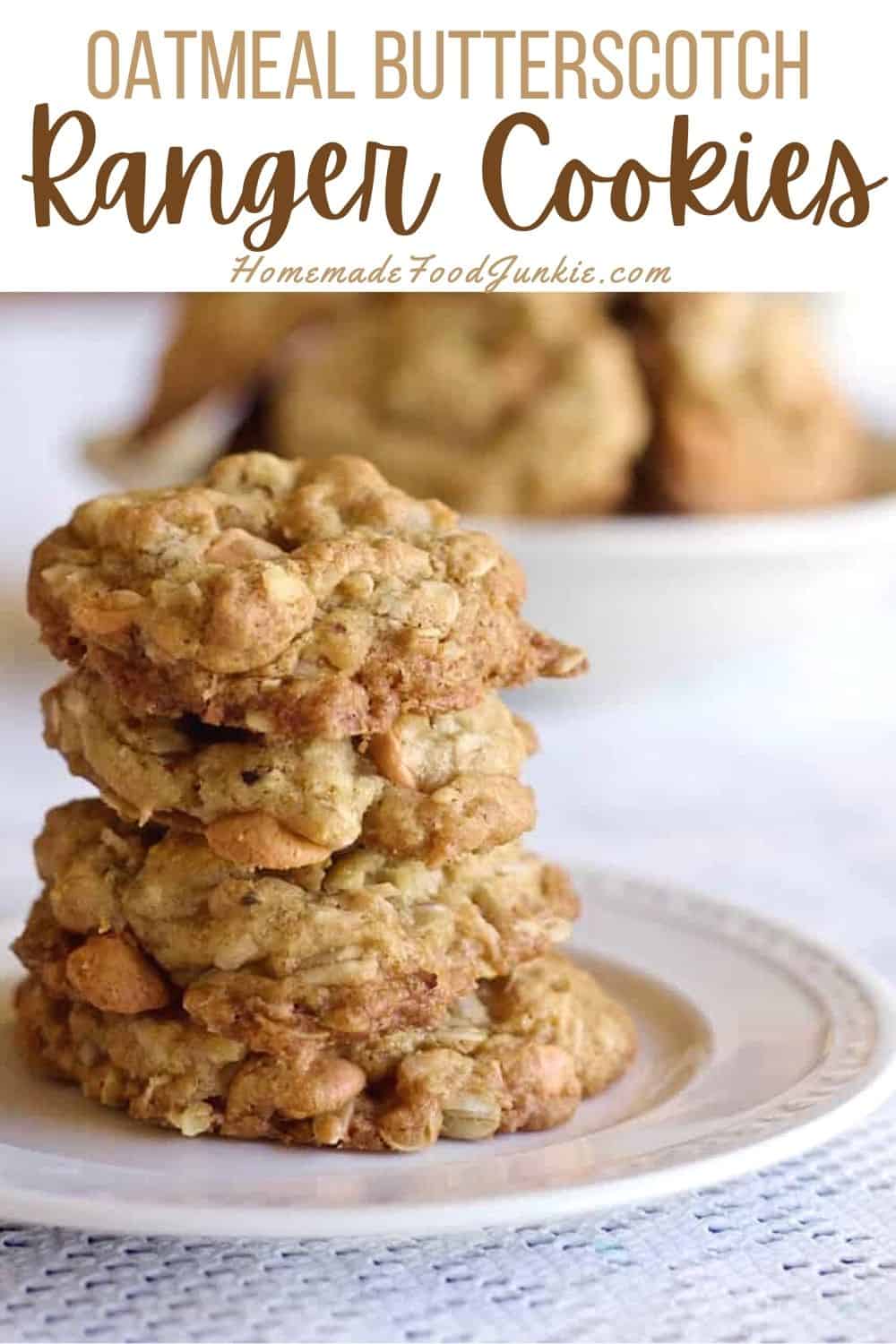 Oatmeal butterscotch ranger cookies-pin image
