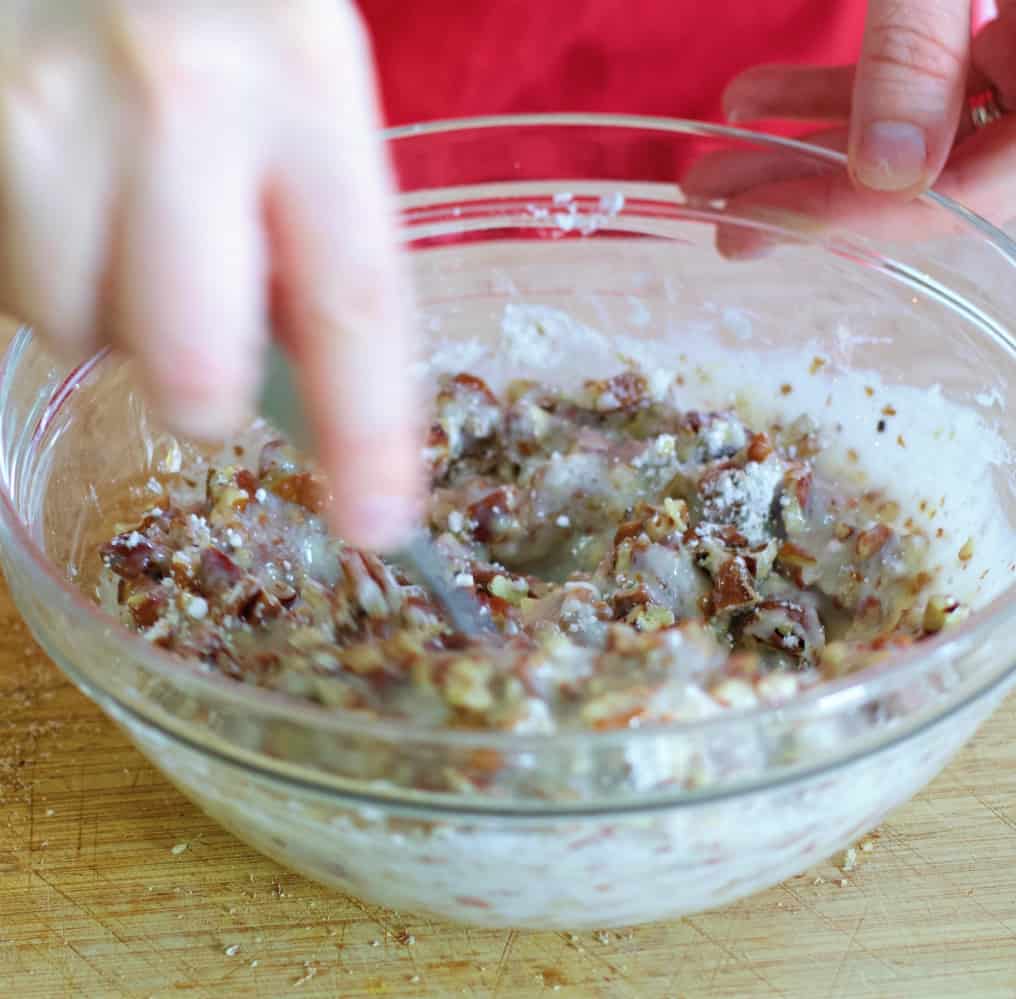 stirring glaze for sweet potato cinnamon cake
