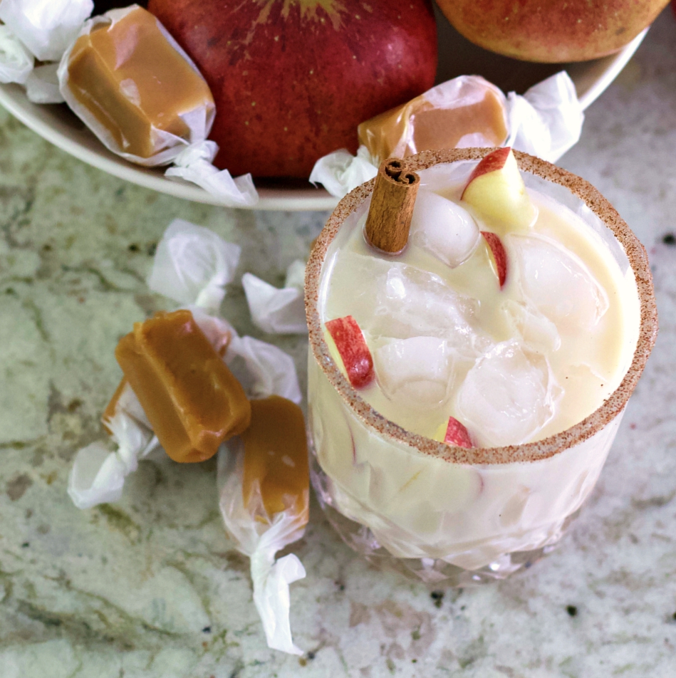 Apple Pie cocktail top view