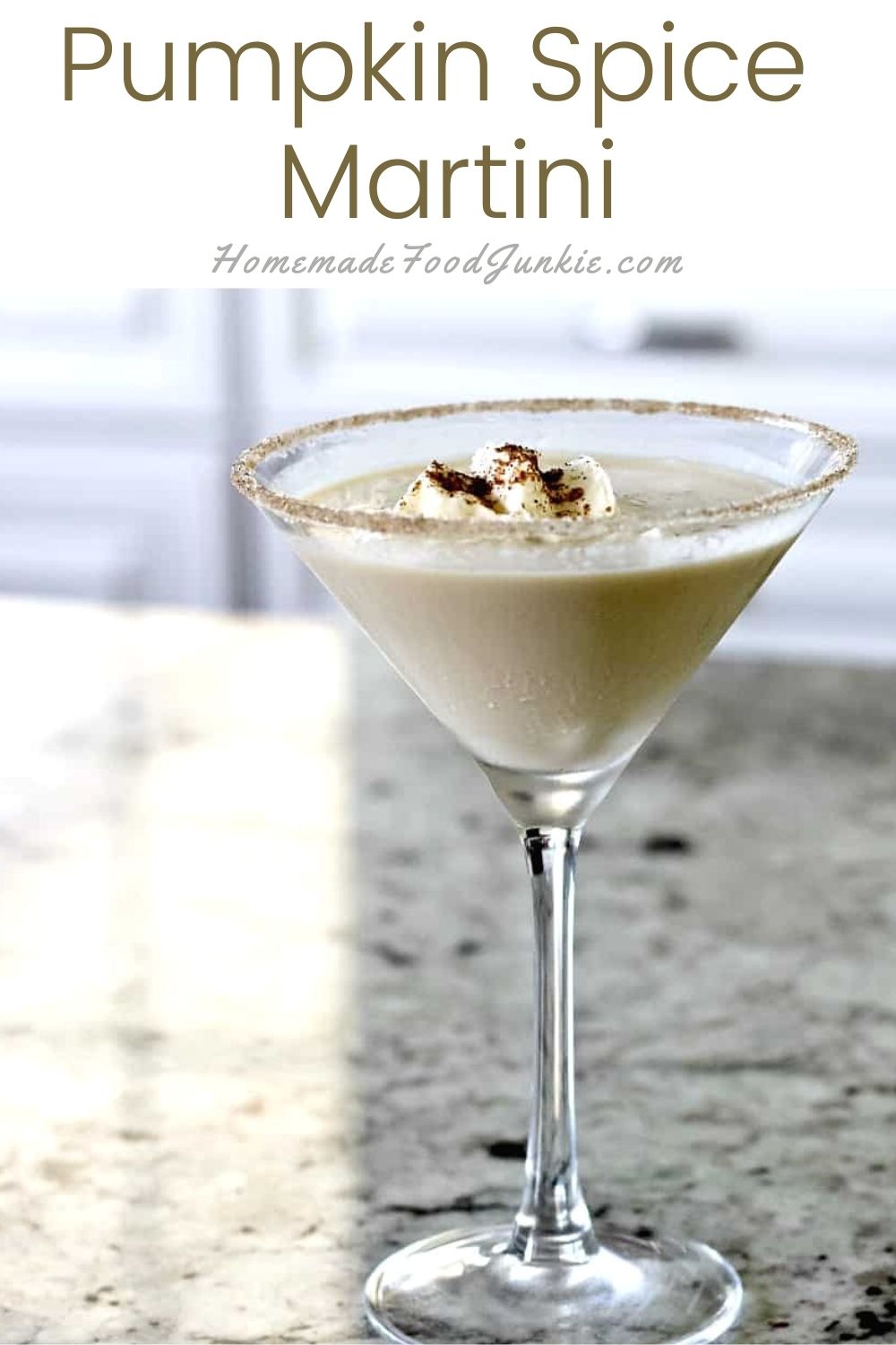 Pumpkin spice martini-pin image