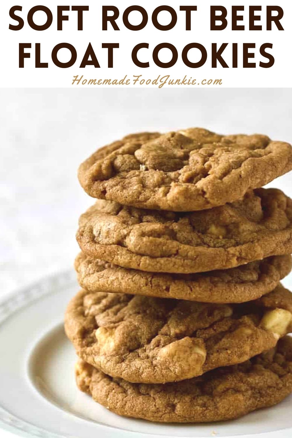 Soft root beer float cookies-pin image