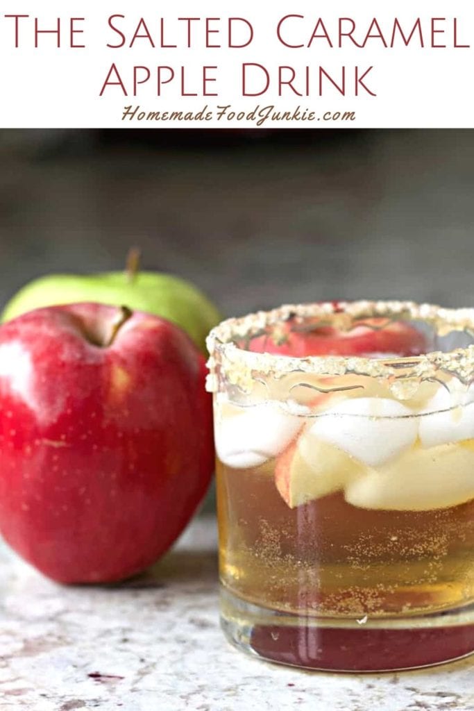 The salted caramel apple drink-pin image