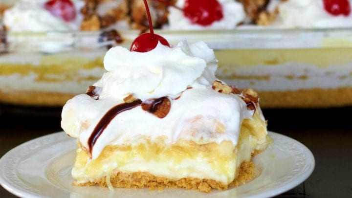 banana split cake