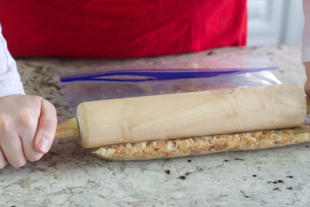 crushing croutons