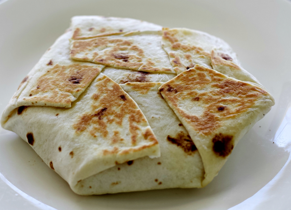 close up fried crunchwrap supreme