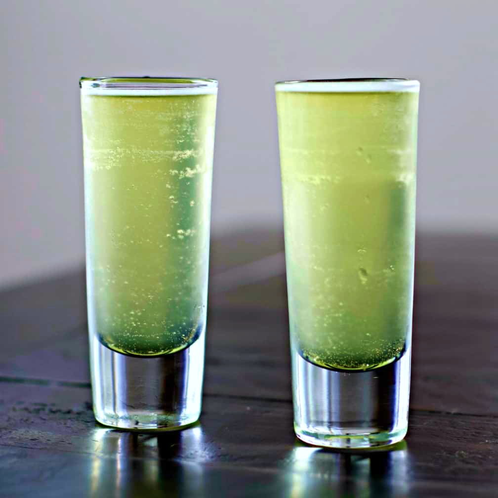 green tea shot recipe