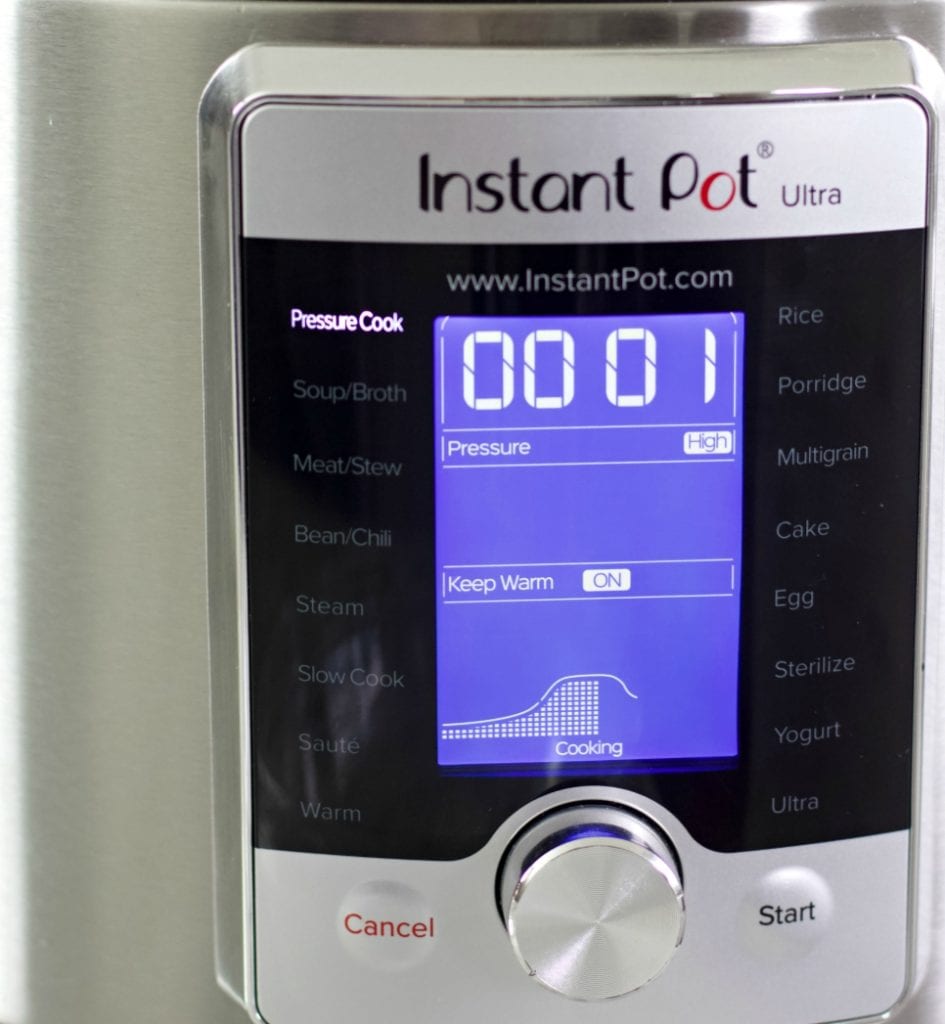 instant pot timer