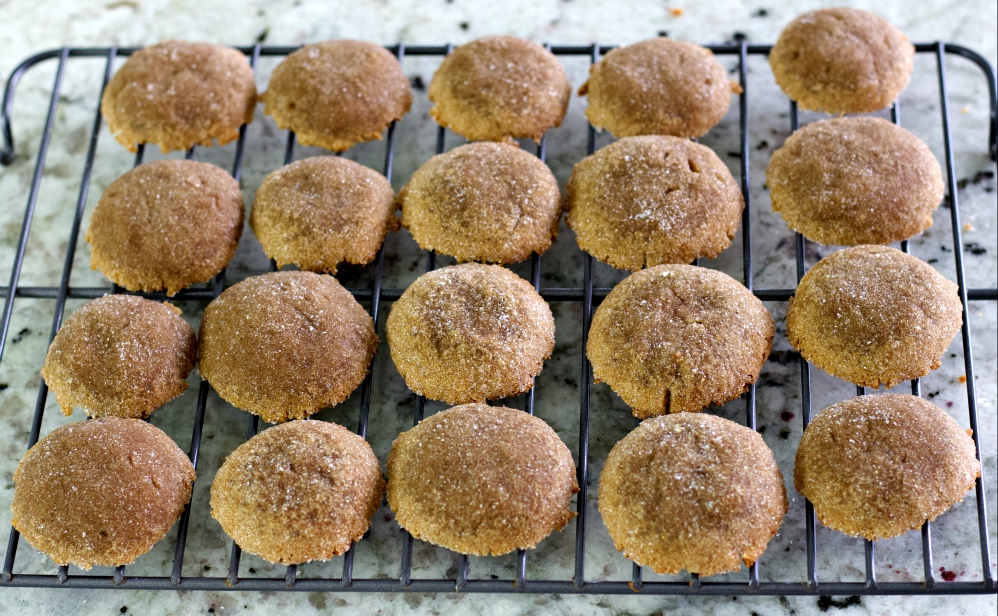 cooling gingerbread cookies